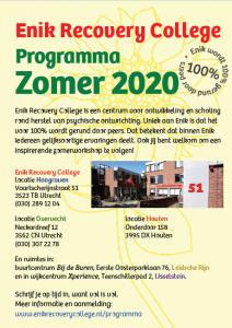 Programma Zomer 2020 van start!