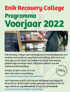 Programma Voorjaar 2022 van start!