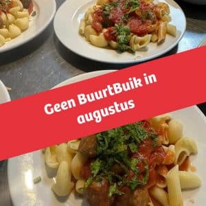 Geen BuurtBuik in augustus