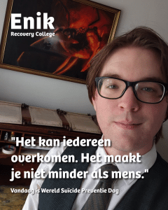 Wereld Suïcide Preventie Dag: Kaja vertelt over gedachten aan de dood, herstel en erover praten
